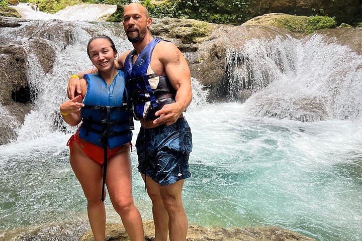 Private Blue Hole and Dunn's River Falls Tour by Simms Fun Tours Ja, Entry Fees Included (1/12)