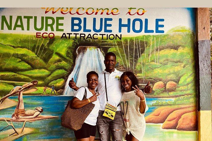Private Blue Hole and Dunn's River Falls Tour by Simms Fun Tours Ja, Entry Fees Included (8/12)