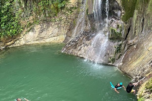 Private Gozalandia Falls and Crash Boat Beach Day Trip from T-Mobile District