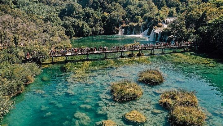 Private Full-Day Krka Waterfalls Tour from Split with Wooden Boat and Winery Stop (1/12)