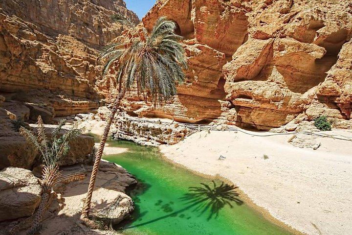 Private 7-Hour Wadi Shab Adventure from Muscat via Bimmah Sinkhole and Fins Beach (9/12)