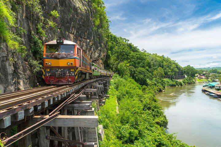Private Erawan Falls, Death Railway Train Ride and Muang Mallika Tour from Bangkok (3/5)
