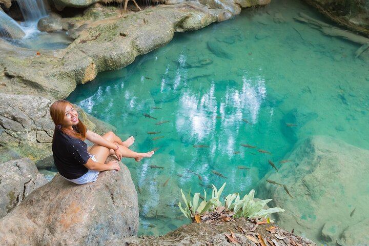 Private Erawan Falls, Death Railway Train Ride and Muang Mallika Tour from Bangkok (5/5)