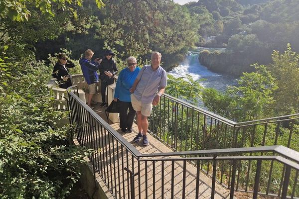 Private Door-to-Door Krka Waterfalls Tour from Split with Wine and Prosciutto