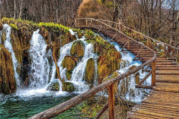 Private Door-to-Door Plitvice Lakes Day from Split with Boat and Electric Train (8/12)