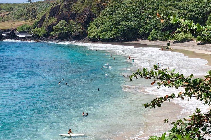 Local Maui Tours Private Road to Hana: Waterfall Swim, Hamoa Beach and Black Sand (10/12)
