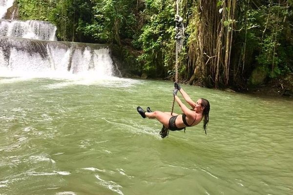 Private YS Falls Day from Negril with Entrance Fees, Lunch and a Cooler of Drinks