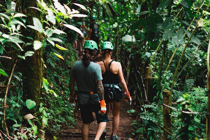 Pure Trek Canyoning near La Fortuna: Four Rappels, Monkey Drop and Lunch (8/9)