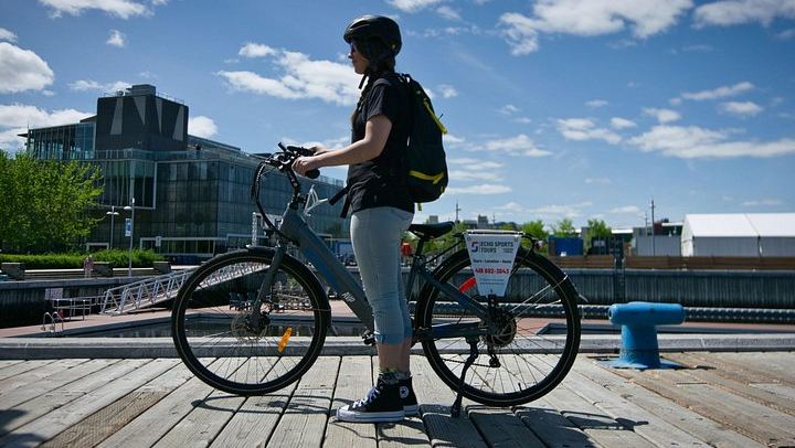 Guided Bike Ride along the St. Lawrence to Montmorency Falls with Echo Sports Tours (2/4)