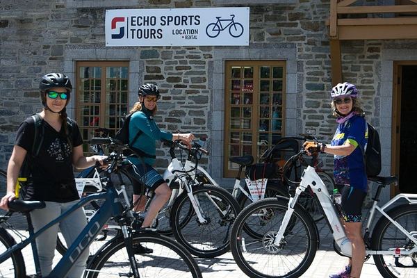 Guided Bike Ride along the St. Lawrence to Montmorency Falls with Echo Sports Tours