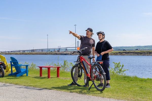 Montmorency Falls E-Bike Ride from La Barberie Microbrewery with Island Tasting