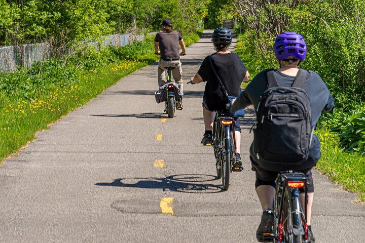 Montmorency Falls E-Bike Ride from La Barberie Microbrewery with Island Tasting (3/12)