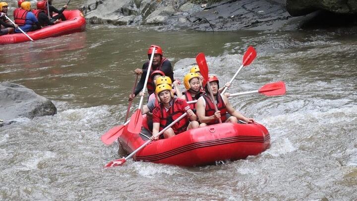 Ubud Quad Bike Ride with Tunnel, Waterfall and Ayung River Rafting Adventure (1/12)