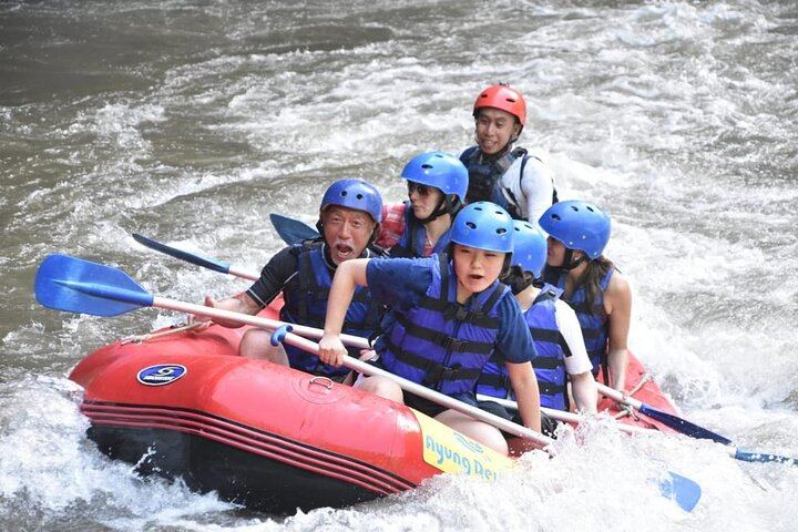 Ubud Quad Bike Ride with Tunnel, Waterfall and Ayung River Rafting Adventure (7/12)