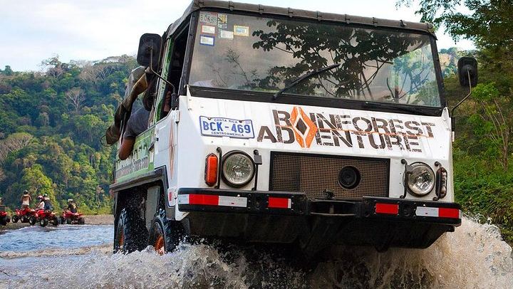 Half-Day 4x4 Jungle Safari from Jaco: Pura Vida Falls and Lunch at Paz del Campo (4/12)