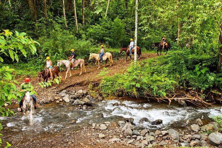 Horseback Ride to the 180-Foot El Encanto Waterfall at Ocean Ranch Park, Jaco (8/11)