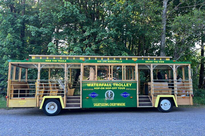 Waterfall Trolley Hop-On Hop-Off Day Pass from Corbett on the Historic Highway (5/12)