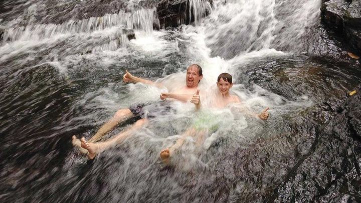 Hacienda Ebano Double Waterfall Hike by 4x4 Safari Truck, Jade Waterfall Swim and Lunch (1/11)