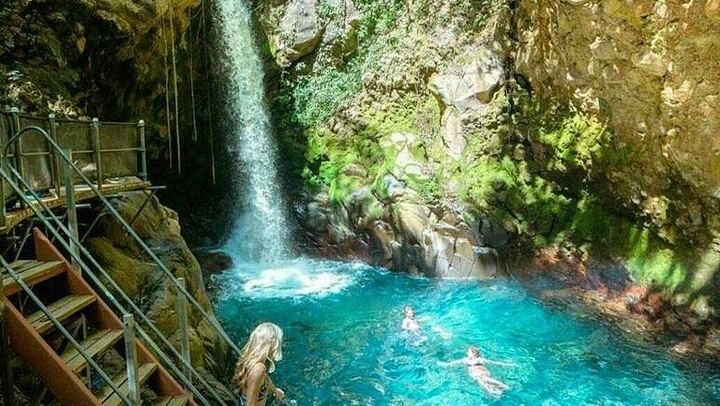 Oropendola Waterfall, Rio Negro Hot Springs and Mud Bath Day from Selected Hotels (1/9)