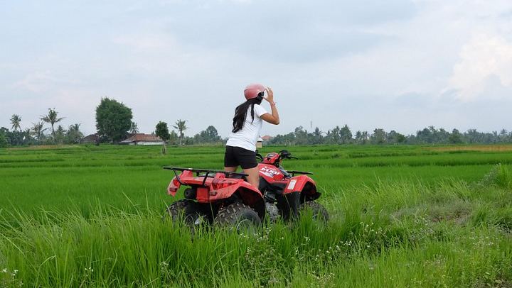 Pertiwi Adventure Bali Quad Bike Ride with Tunnel, Waterfall and Coffee Plantation (2/9)