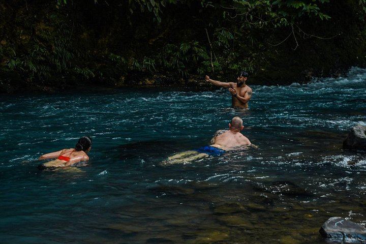 Rio Celeste Hike to Bride's Veil Waterfall, Viewpoint and Hot Springs (8/12)