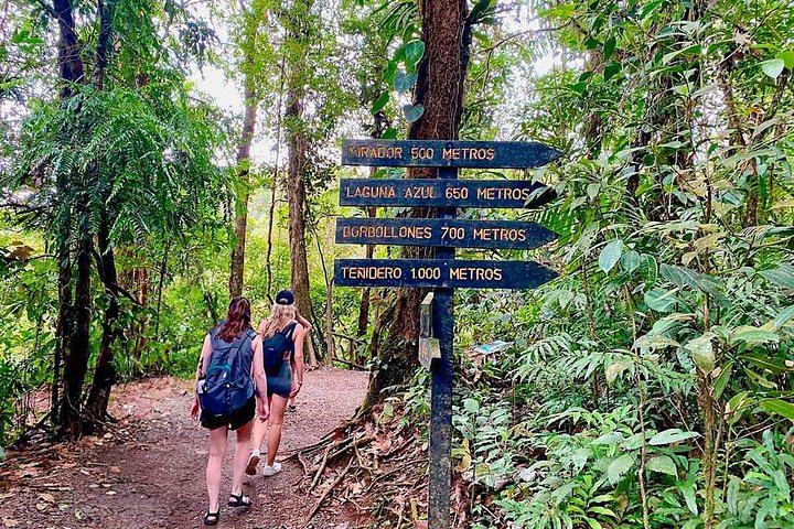 Rio Celeste Hike to Bride's Veil Waterfall, Viewpoint and Hot Springs (10/12)