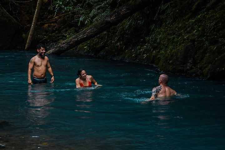 Rio Celeste Hike to Bride's Veil Waterfall, Viewpoint and Hot Springs (7/12)