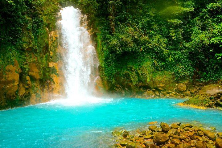 Rio Celeste Hike, Llanos de Cortes Falls and Sloth Sanctuary from Tamarindo (1/12)