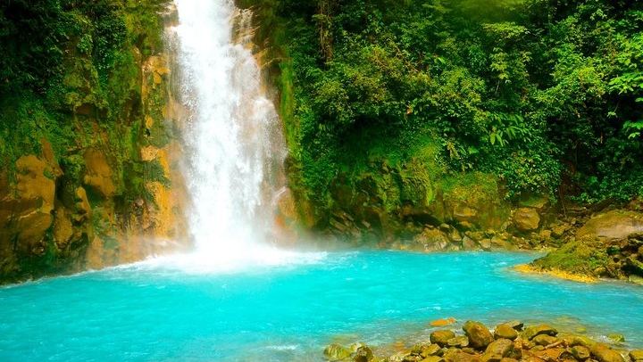 Rio Celeste Hike, Llanos de Cortes Falls and Sloth Sanctuary from Tamarindo (1/12)