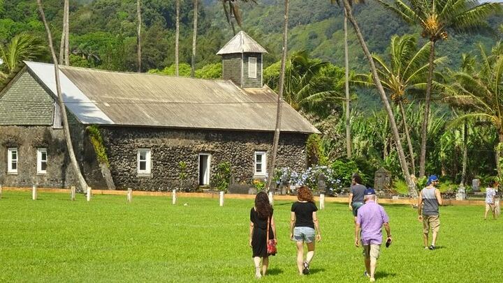 Road to Hana in a Mercedes Sprinter: Waterfalls, Wai'anapanapa Black Sand Beach, Lunch (3/12)