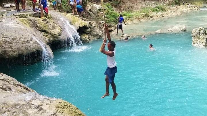 Blue Hole Waterfall Hike and 25 Foot Cliff Jump from Ocho Rios, Up to 4 Guests (4/5)