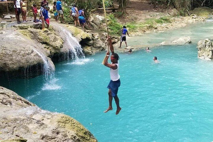 Blue Hole Waterfall Hike and 25 Foot Cliff Jump from Ocho Rios, Up to 4 Guests (4/5)