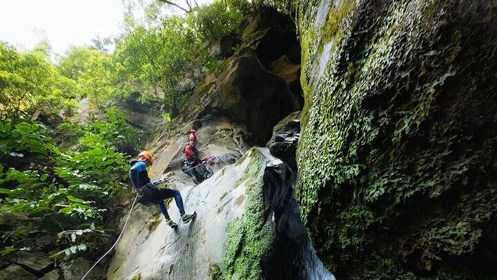 Level 2 Canyoning at Salto do Cabrito with Hot Springs, Sao Miguel Azores (1/11)