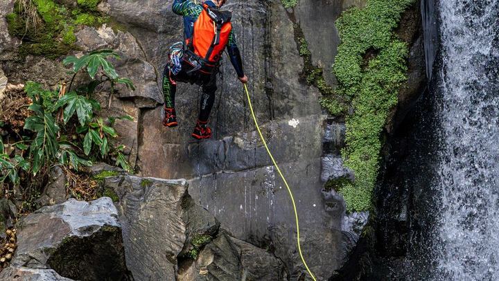 Level 2 Canyoning at Salto do Cabrito with Hot Springs, Sao Miguel Azores (2/11)