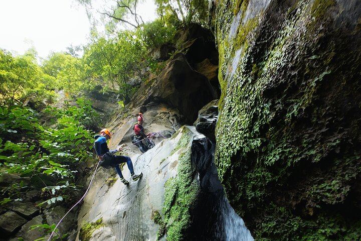 Level 2 Canyoning at Salto do Cabrito with Hot Springs, Sao Miguel Azores (1/11)