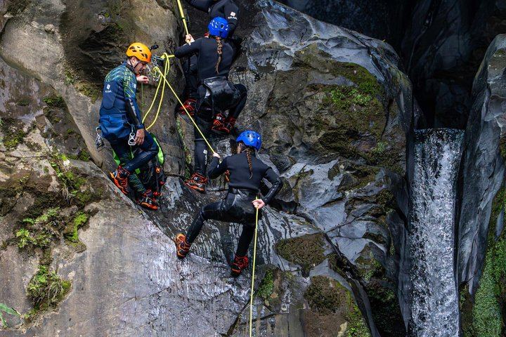 Level 2 Canyoning at Salto do Cabrito with Hot Springs, Sao Miguel Azores (11/11)