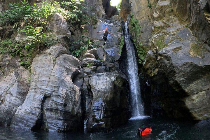 Level 2 Canyoning at Salto do Cabrito with Hot Springs, Sao Miguel Azores (8/11)