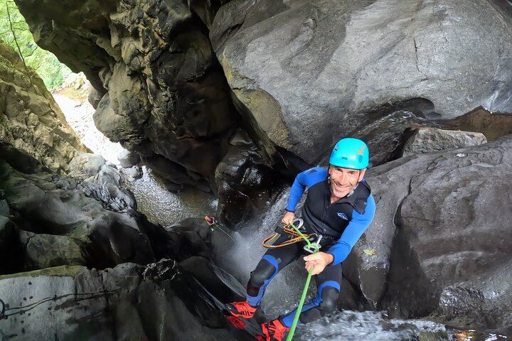 Level 2 Canyoning at Salto do Cabrito with Hot Springs, Sao Miguel Azores (6/11)