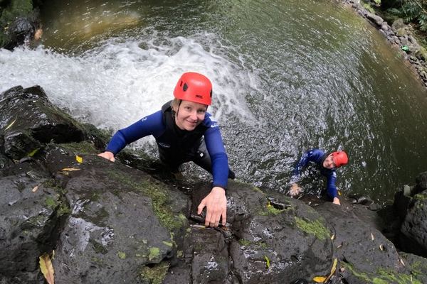 Waterfall Climbing without Ropes in Lomba de Sao Pedro, 3-Hour Small Group