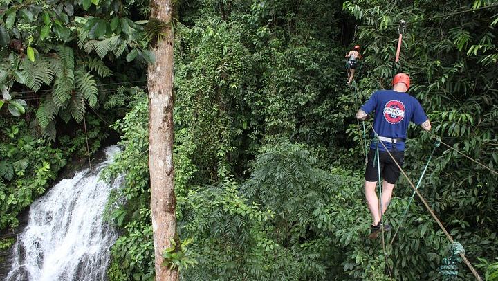 Quepo Canyoning Half-Day Rappelling and Waterfall Course on 80 Acres near Manuel Antonio (4/5)