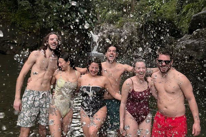 El Yunque River Pools, Rope Swings and Rock Slide with Fruit, Pickup and Luquillo Stop (2/10)