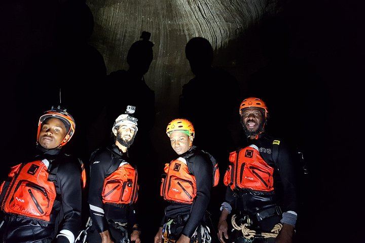 Night Canyoning with Extreme Dominica: Helmet-Light Descent Through Rainforest Gorges (6/7)