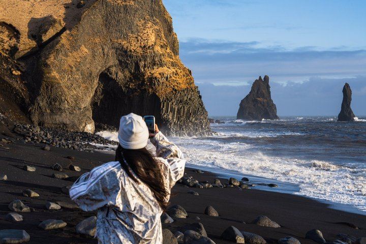 13.5-Hour South Coast Tour with DC-3 Plane Wreck Shuttle and Dyrholaey Views (3/12)