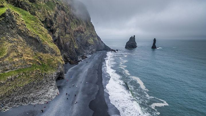 South Shore Adventure: Reynisdrangar Sea Stacks, Skogafoss and Seljalandsfoss (3/12)
