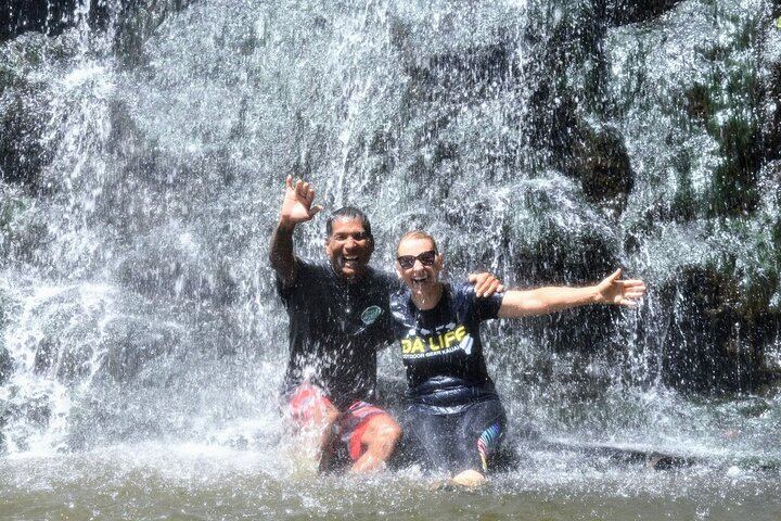 Private Property Hike to Bamboo Falls and Papakolea Falls in Lihue, 90-Minute Swim Tour (5/10)