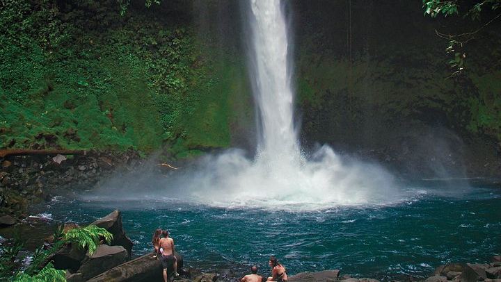 La Fortuna Waterfall, Arenal Ecological Park and El Choyin Hot River, Sloth Park Start (2/12)