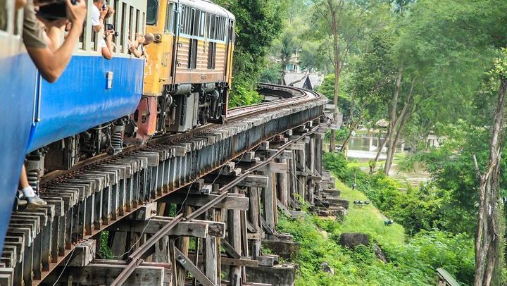 Private Erawan Falls, Death Railway Train Ride and Muang Mallika Tour from Bangkok (2/5)