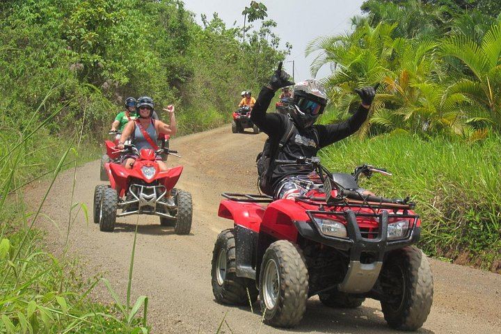 Full-Day ATV Ride from Jaco: Waterfalls, Tulin River Lunch and a Pacific Beach Run (5/12)