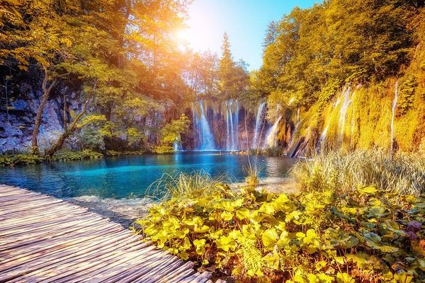 Gray Line Croatia Plitvice Lakes Guided Tour from Split, Trogir or Omis