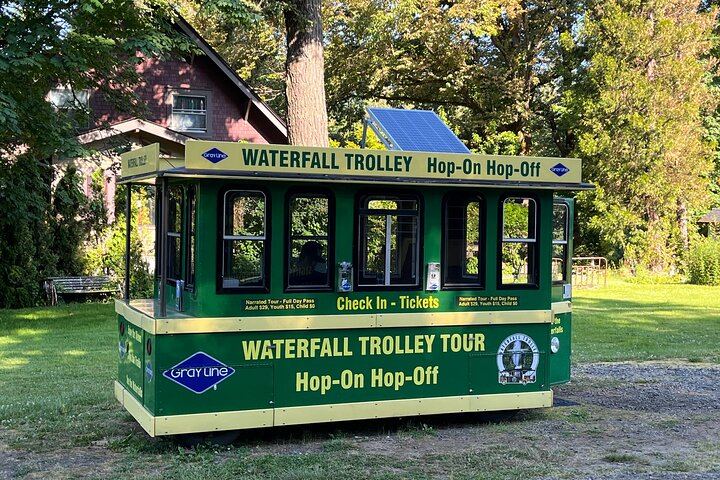 Waterfall Trolley Hop-On Hop-Off Day Pass from Corbett on the Historic Highway (10/12)